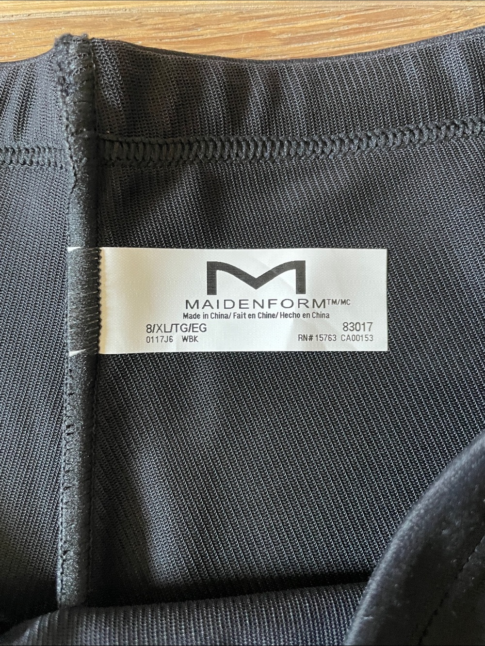 Maidenform Firm Control Boyshort Shapewear Black XL NWT Style 83017 - Picture 3 of 7